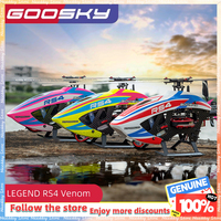 In Stock GooSky RS4 VENOM Legend 6CH 3D Direct Drive Brushless Motor 380 Class Flybarless RC Helicopter Kit Version