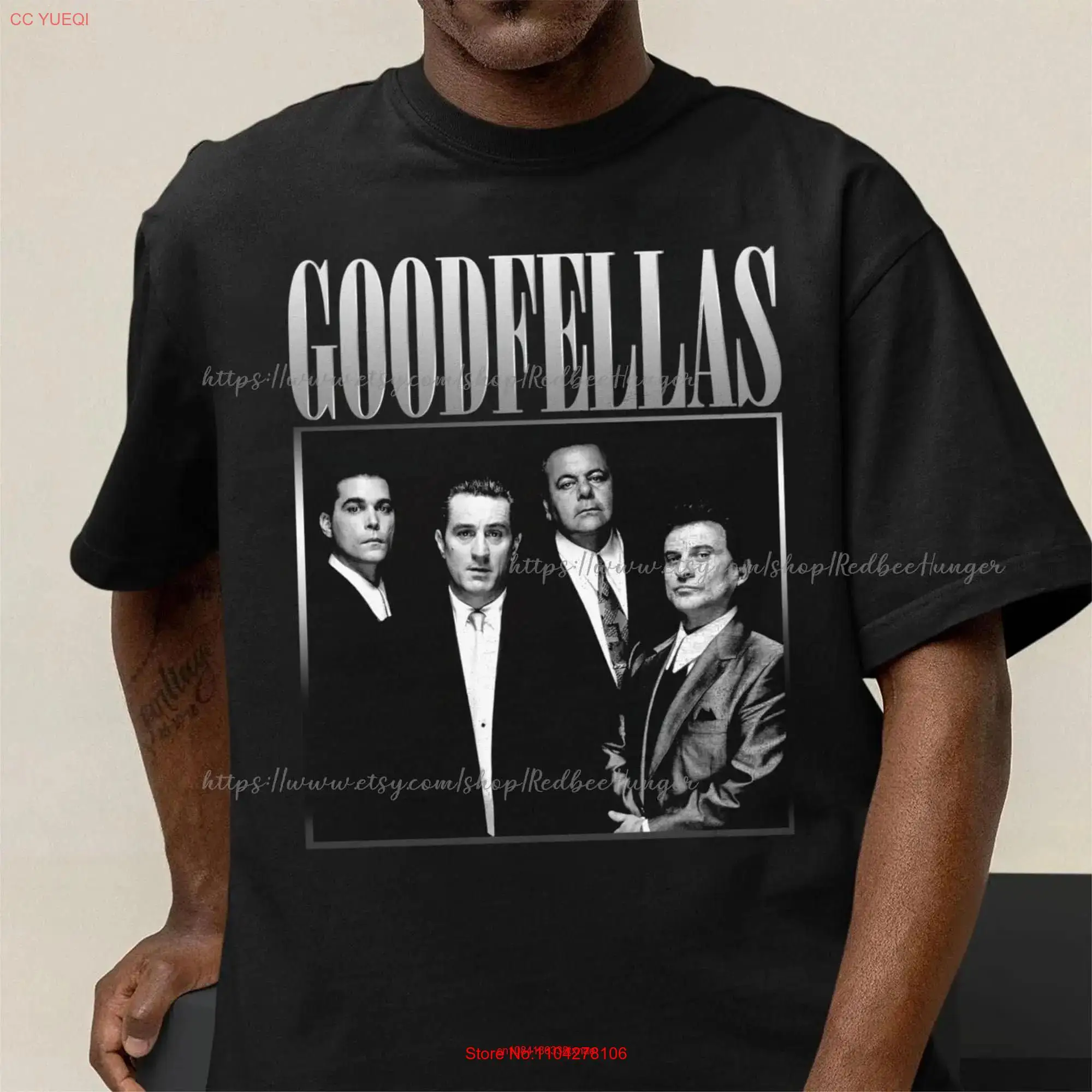 Vintage Goodfellas Movie unisex T Shirt Limited s For Men and Women long or short sleeves