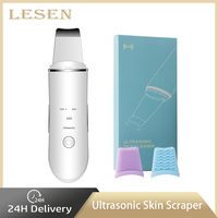 LESEN Ultrasonic Skin Scraper Face Lifting Machine Ultrasonic Cleaner  Pore Cleaning Facial Deep Cleaning Machine Suitable