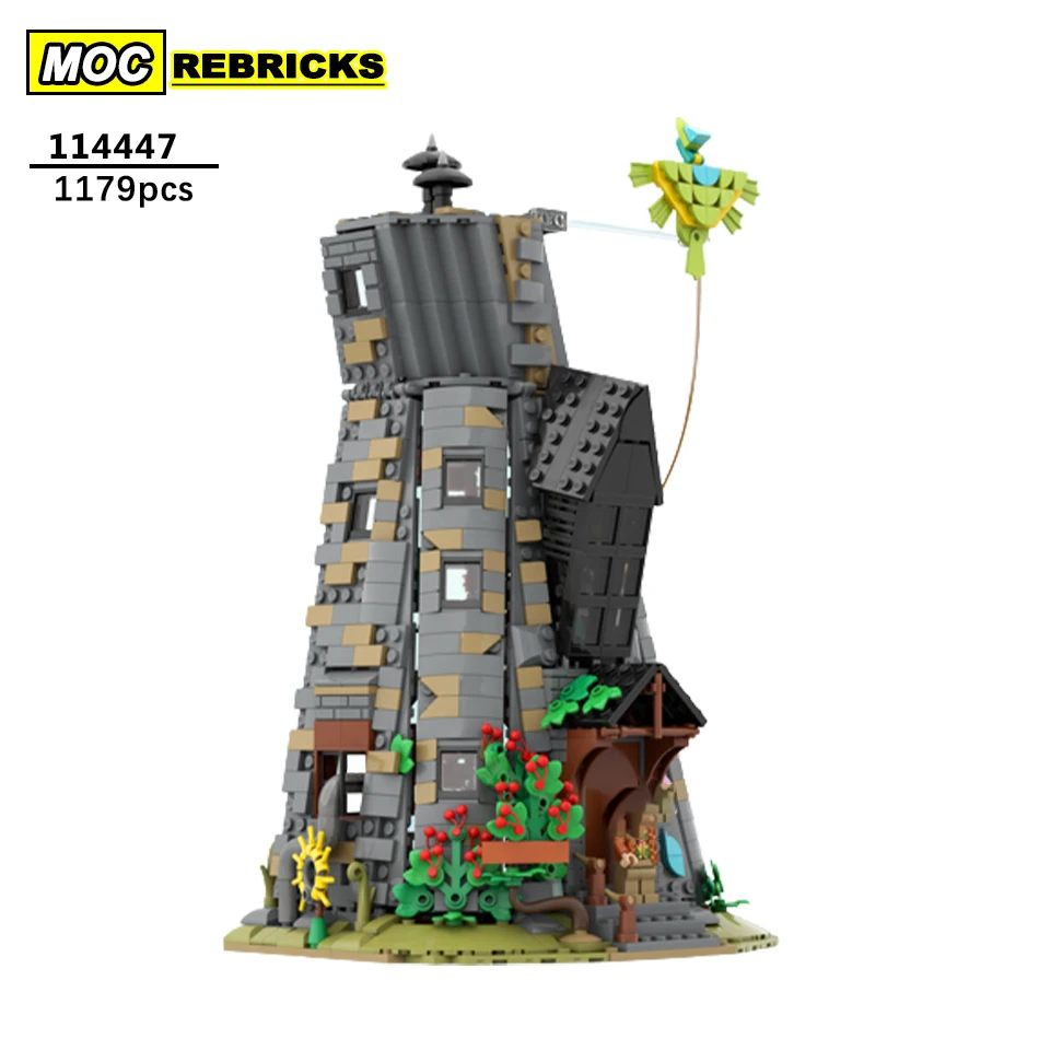 

MOC Creative Magic Movie Hogwartsed Castle Owlery Tower Building Blocks House Collection Experts Brick Toys Children Xmas Gift