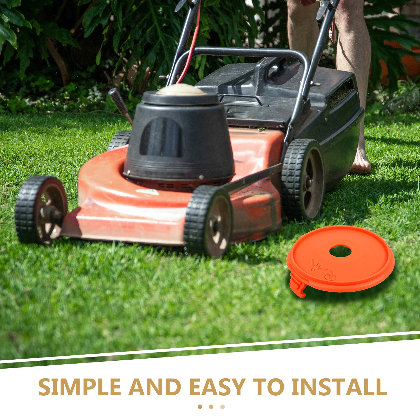 

Trimmer Spool Cap Cover Lawn Mower Plastic Replacement Part Compatible with Gardena Models High Impact Resistance Protects