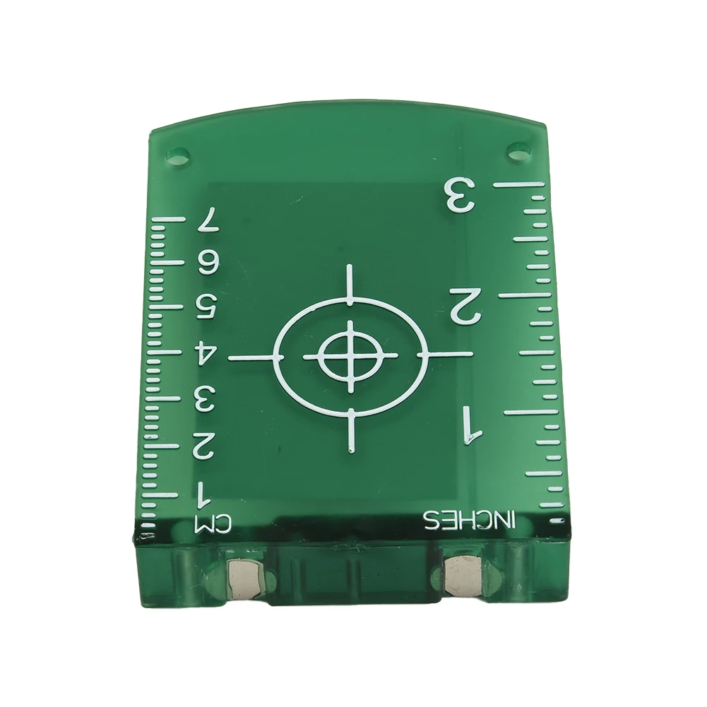 

100*70mm Target Plate Plastic Lase Target Card Plate For Green Red Lase Level For Alignment, Level, Rotating, Measurement