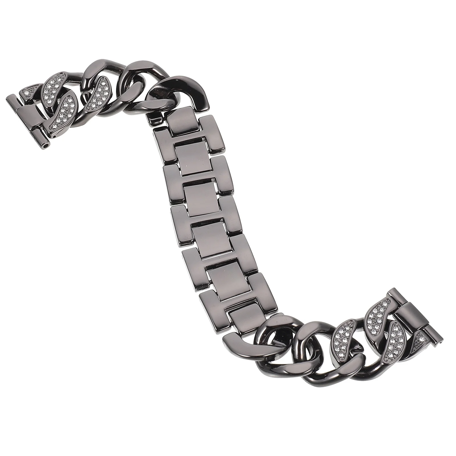 Exquisite Rhinestone Alloy Watchband Comfortable Durable Easy Replace Fashion Accessory Wear-Resistant Strap Women Party