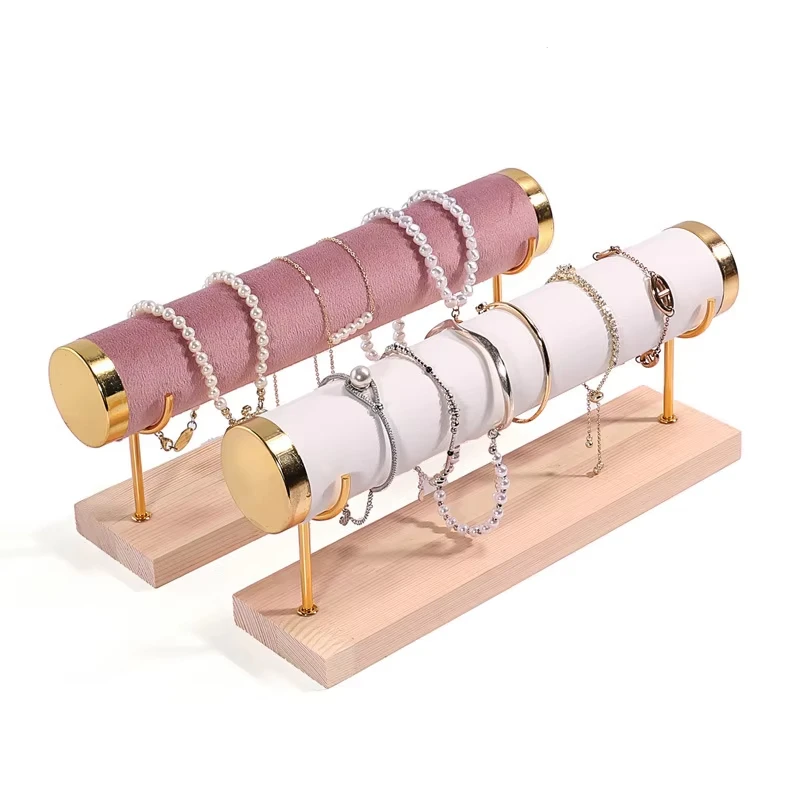 حامل سوار عرض المجوهرات المدمجة حامل قلادة حامل أنيق لعرض الأقراط المنزلية عرض البيع بالتجزئة #3