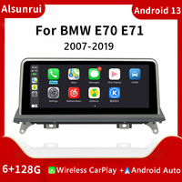 Linux Android Auto Car Multimedia Player For BMW X5 E70 X6 E71 2007-2013 Carplay Radio ScreenOriginal CCC CIC Navigation Audio