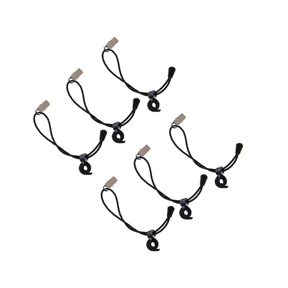 

6 Pcs Background Cloth Clip Windproof Clamps Backdrop Clips Multi-functional Multifunction Clothes Black Fixed
