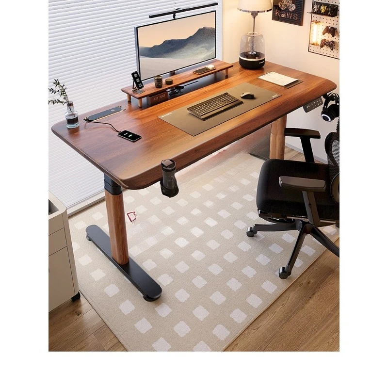 

Solid wood 3cm thick electric lifting table household e-sports table computer table can be lifted desk desk workbench