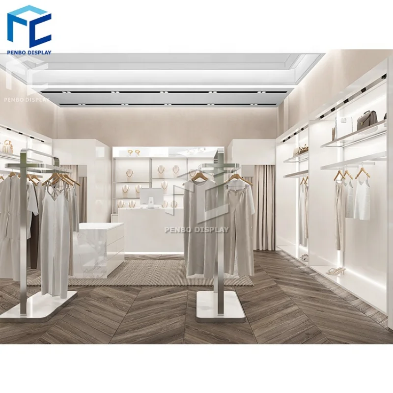 

2025customized.High End Customized Modern clothing Store Design Display clothing Shop Decoration Furniture