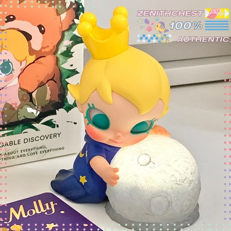Authentic POP MART Baby Molly My Huggable Discovery Series Mystery Box Intersting Action Doll For Desk Decor And Gifting