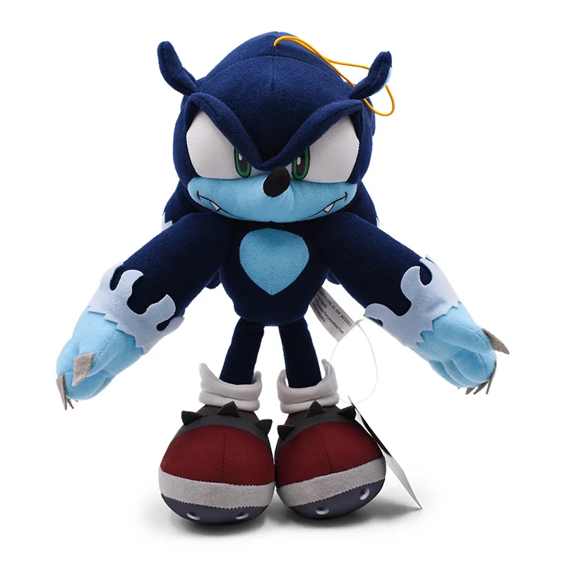 30 см забавная плюшевая игрушка Sonics The Werehog, супер мягкая мягкая кукла Sonics, милый мультяшный ежик, коллекционный подарок для детей