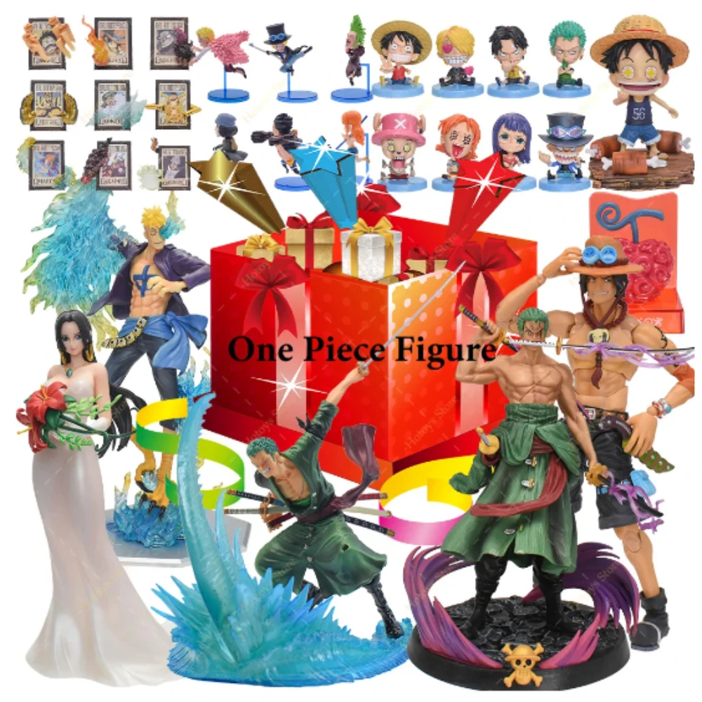 ONE PIECE Figure Anime Figure Blind Box  Shanks Teach Luffy Buggy Zoro Lucky Box The Best Surprise Box