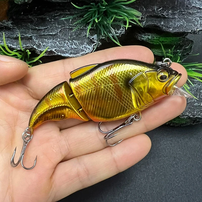 9.7g 71mm Floating Fishing Lure Crankbait Artificial Hard Bait Jointed VIB Vibration Wobblers Trout Bass Fishing Vibe Swimbait