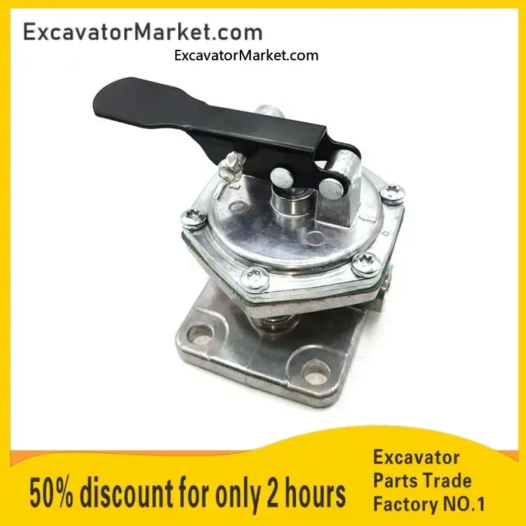 For Cummins 6D125 6D140 Hand Oil Pump KOMATSU PC400 450-7 8 Hand Oil Pump Diesel Grid Pump high quality excavator accessories