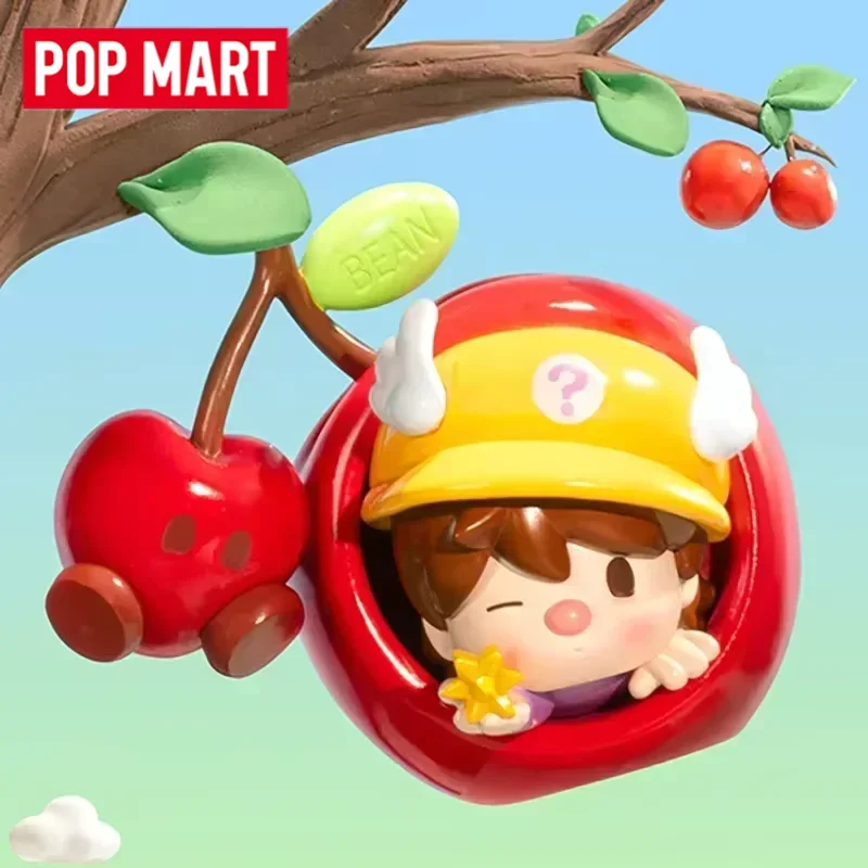 POP MART Sweet Bean Fruit World Adventure Series Scatola cieca Scatola misteriosa Ornamenti Kawaii Figurine Decorazioni per la casa Modello da tavolo Bambola