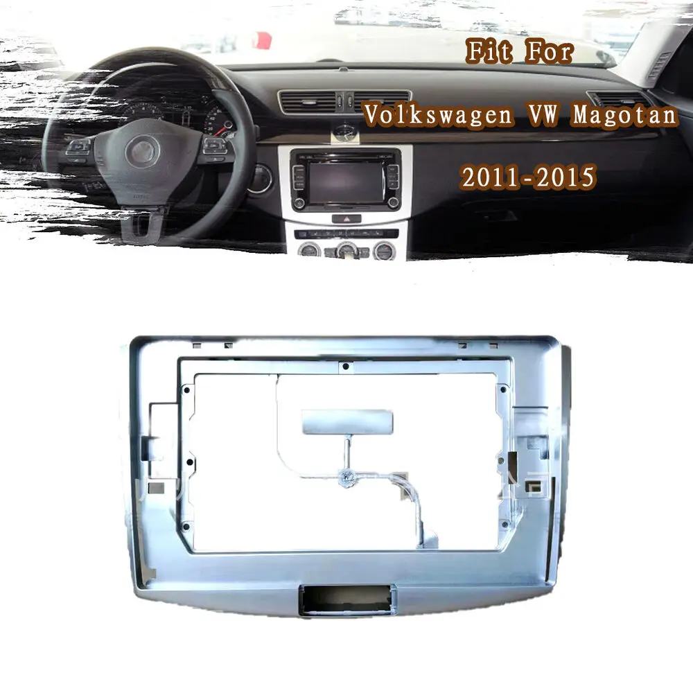 Best Fascia Stereo Radio Bezel Panel Frame Trim For Volkswagen VW Magotan 11-15