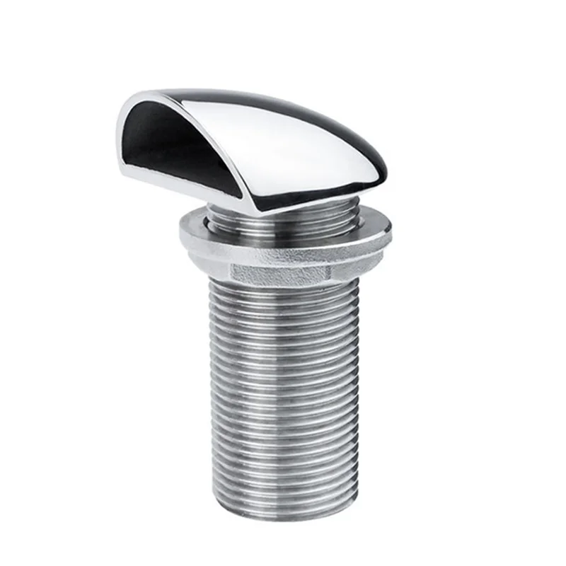 Ac29-ユニバーサルエアホール 316 ステンレス鋼シェルベントオイルタンク換気排気バルブ 1/2 "ヨット RV ボート用