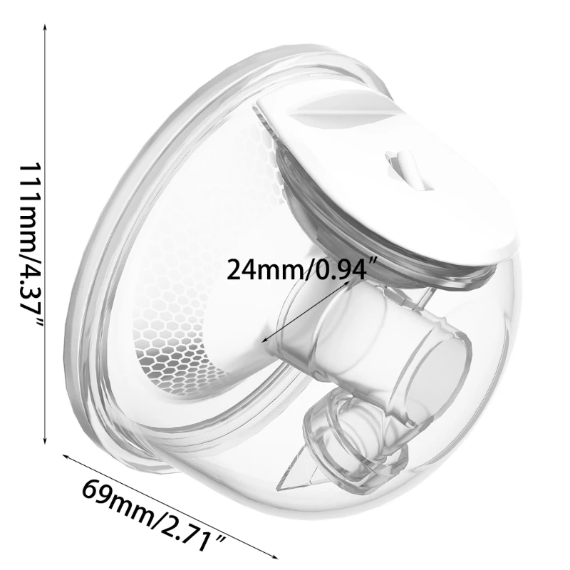 Separable Double Side Electric Breastfeeding Pump Automatic Milk Collector Invisible Wearing Milk Pump for Busy Moms