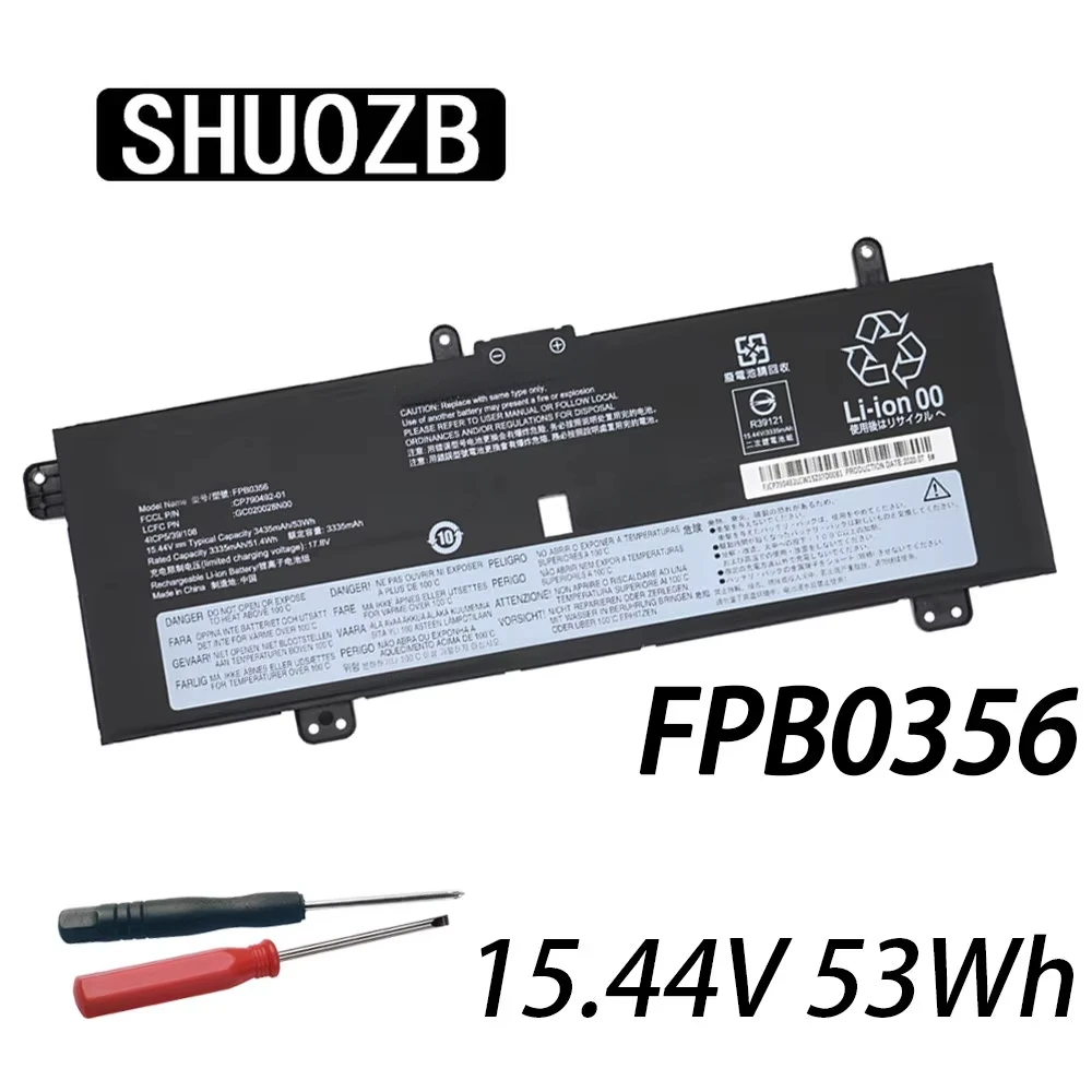 

SHUOZB FPB0356 Laptop Battery For Fujitsu CP790492-02 GC020028N00 15.44V 53WH 3435mAh Free Tools