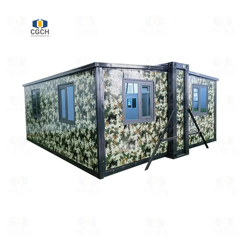 Customized CGCH Cheap Small 20ft Luxury Prefabricated House Container Camping Expandable Container House Portable Foldable Mobil