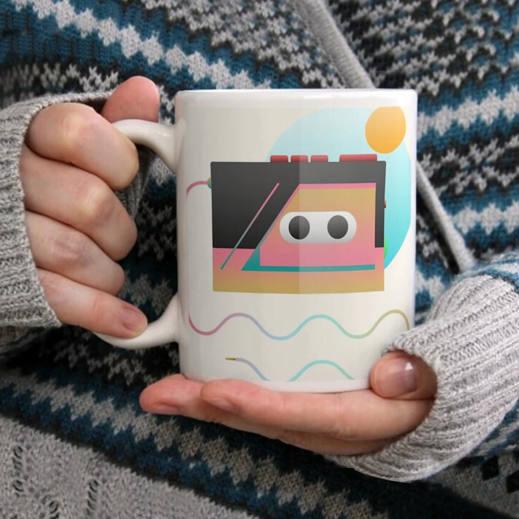 

Summer RhythmCoffee Mug Tea Cup 11oz Coffee Cup Funny Birthday Ceramic Mug Personalized Cup