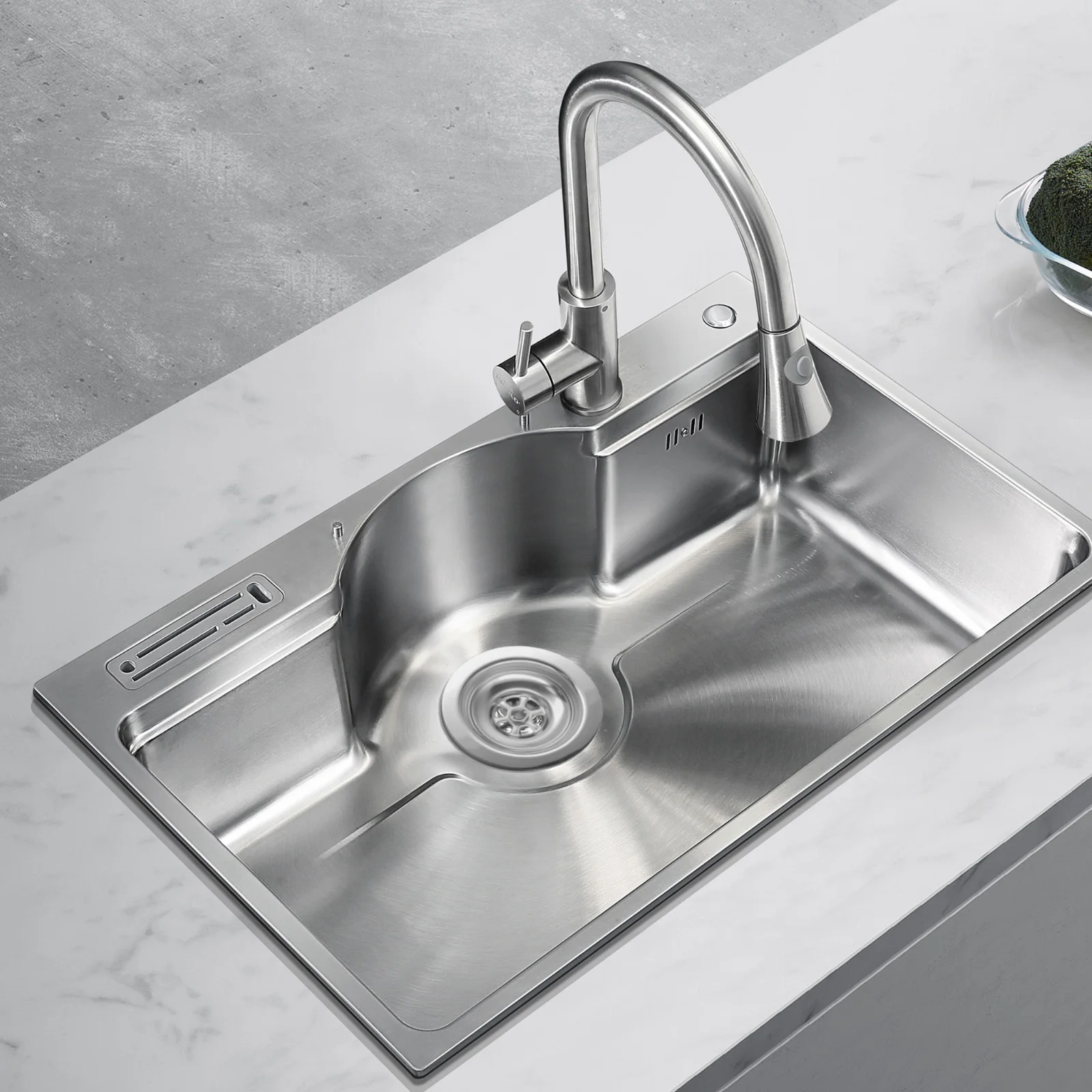 Drainer Strainer Waste Vegetable Wash Basin Falling Water Filter Sink Accessories 14 for caliber Anti Blocking