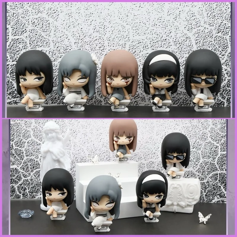 Nullset 공식 준지 이토 마니악 토미 시리즈 블라인드 박스 수집용 애니메이션 피규어 데스크탑 장식 생일 선물 애니메이션 팬들을 위한
