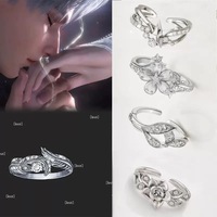 Love And Deepspace Xavier Zayne Rafayel Sylus Caleb Wedding Ring Anime Cosplay Adjustable Rings Halloween Party Costumes Props