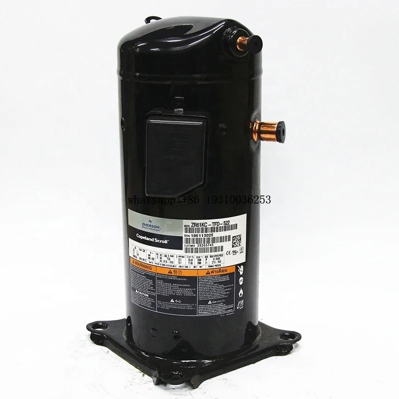 

ZR61KCE-TFD ZR68KC ZR72KCE ZR81KC ZR125KCE ZR190KC ZR250KCE ZR380KC Scroll Refrigeration Air Conditioner Compressor