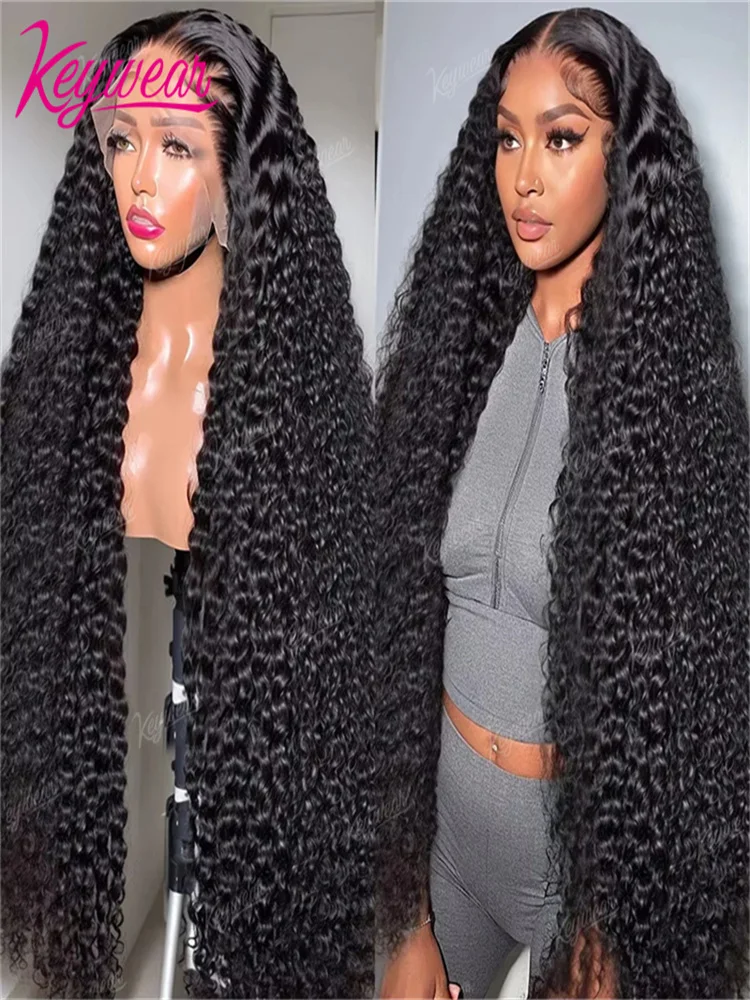 

30 40 дюймов Hd 13x6 Глубокие волны Кружевные фронтальные парики 13x4 Волнистые вьющиеся парики из натуральных волос на кружеве 4x4 5x5 Бесклеевые парики из человеческих волос