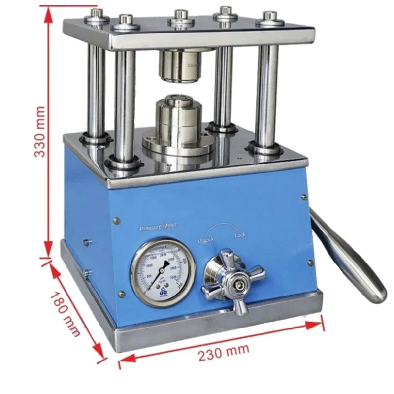 

small manual button battery sealing machine CR20 series battery sealing machine hydraulic