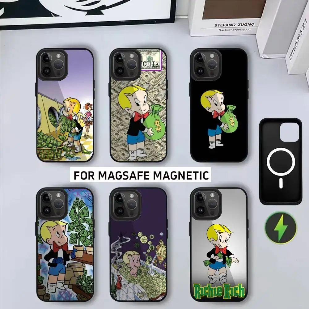 

Money Boy R-Richie r-rich-es Phone Case For iPhone17,16,15,14,13,12,11 Plus,Pro Magnetic with Magsafe Wireless Charging