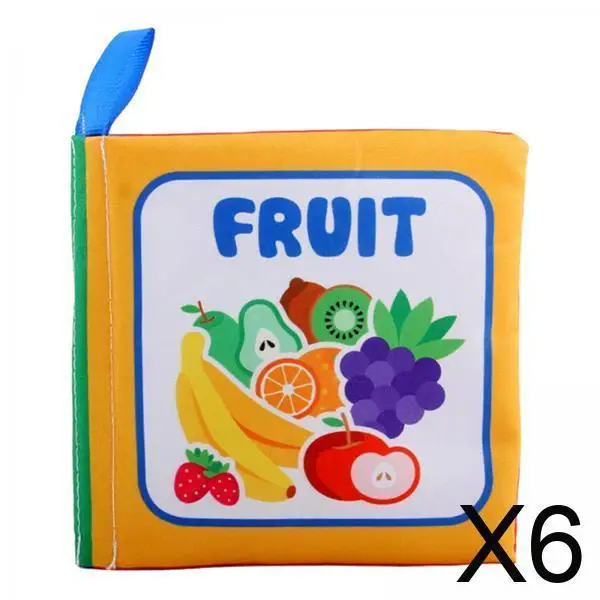 

Soft Cloth Baby Books Early Educational Toys Learning Sensory Book Montessori for Newborns and Toddlers