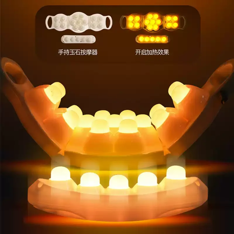 Hot Selling  Roller Massage Bed for 100% Safety Multi functional Warm Jade Stone Massage Bed