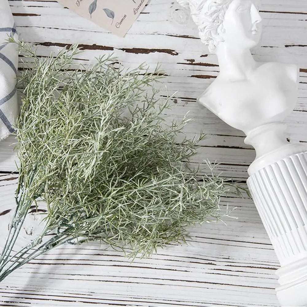 

Party Supplies Realistic Artificial Rosemary Plants Handmade Colorfast Eucalyptus Breath DIY Green Shrubs Room Decor