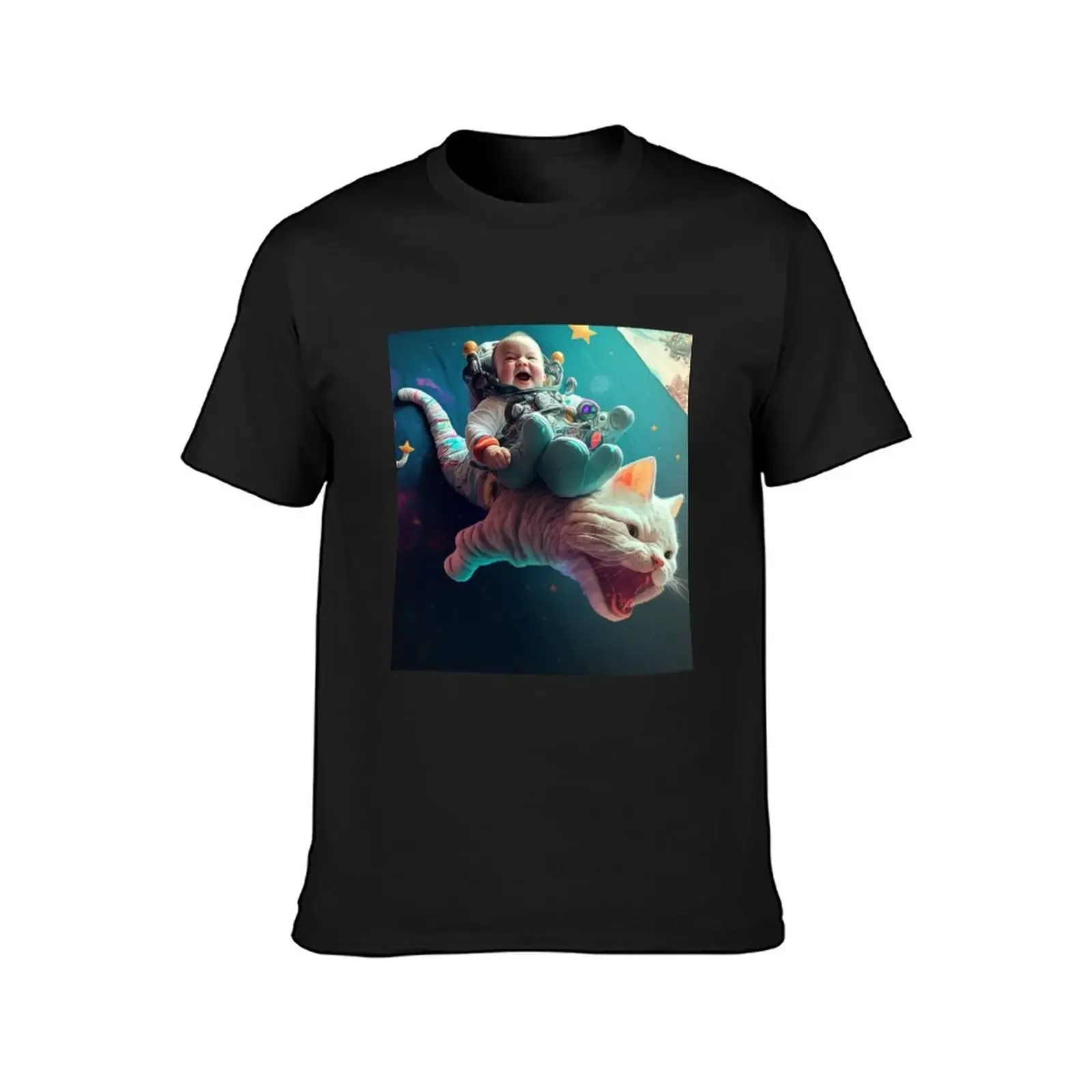 Kaia in Space T-Shirt Blouse anime figures oversized t shirt men