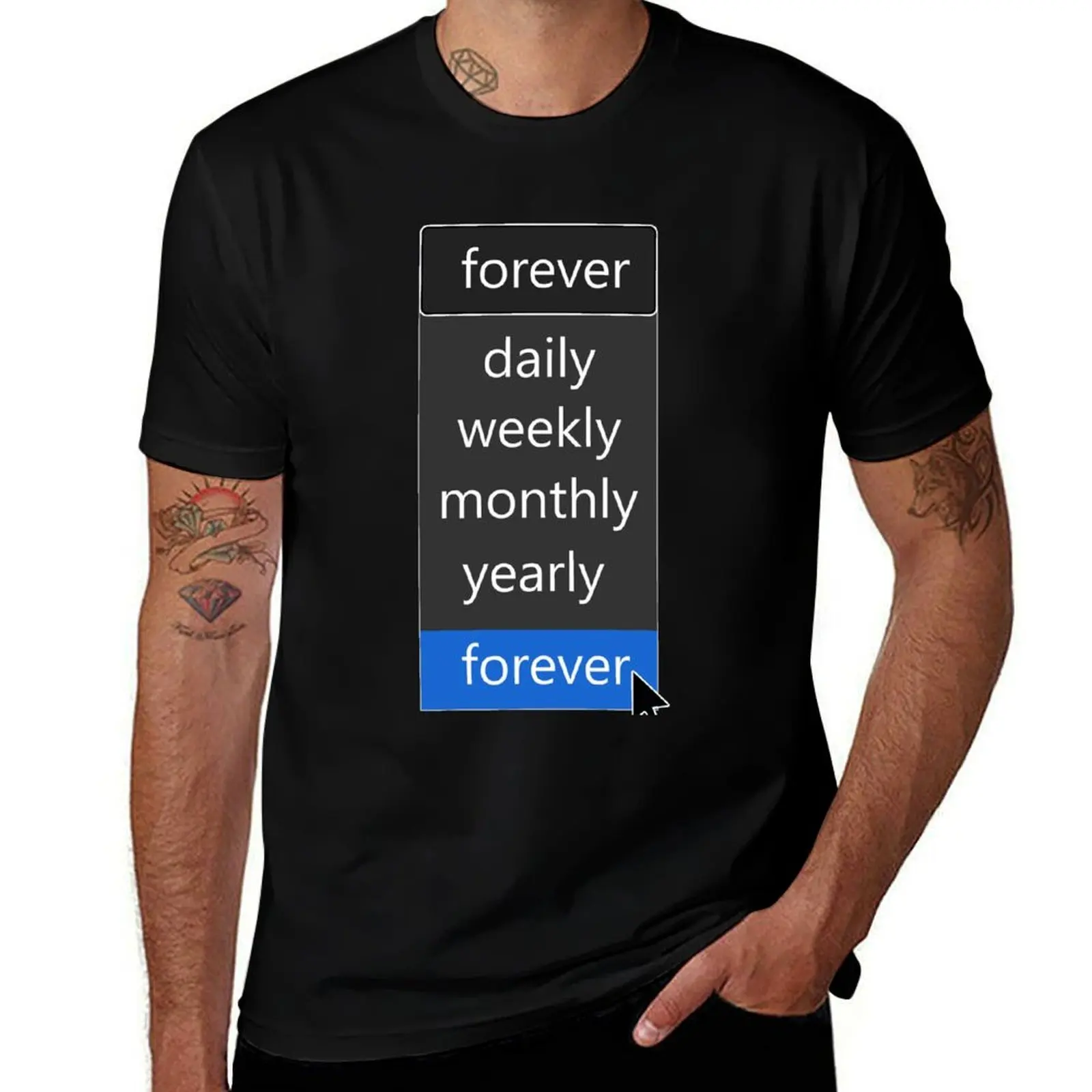

Forever Selected Dropdown disassociation design T-Shirt Clothing Blouse designer shirts tshirts personalised vintage t shirt men