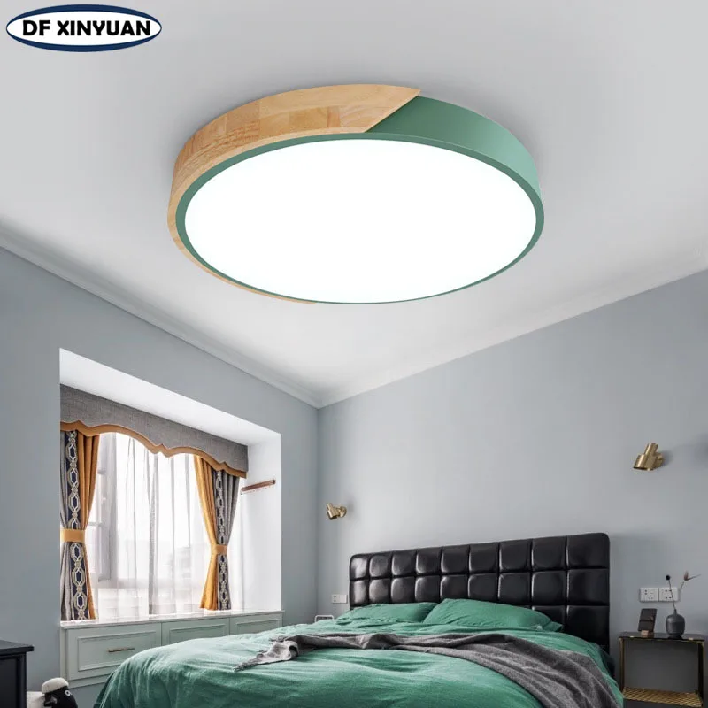 Modern Color LED Ceiling Light Living Room Bedroom Children' Room Decorative Lights Kitchen Ceiling Pendant Light Factory Outlet