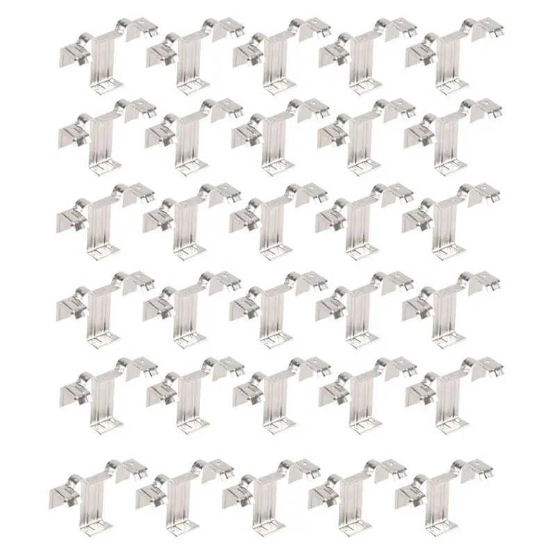 RALCA-30PCS Solar Panel Water Drainage Clips Buckle Plate Solar Panel Water Drain Clip For Solar Panel Draining 35MM