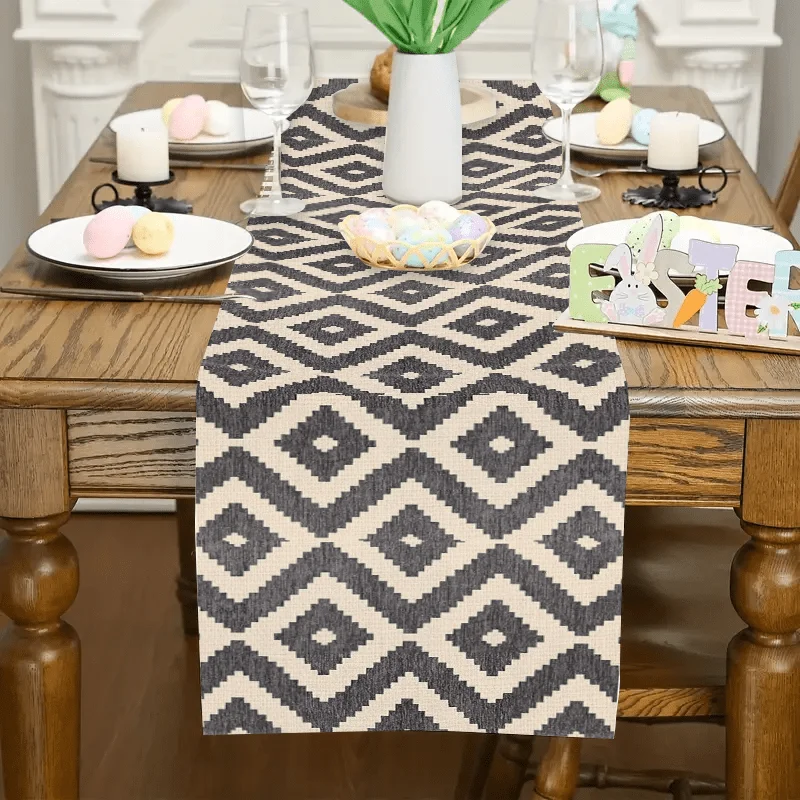 Bohemian Tablecloth - Rectangular Round Table Cover Wedding Party Kitchen Dining Decor