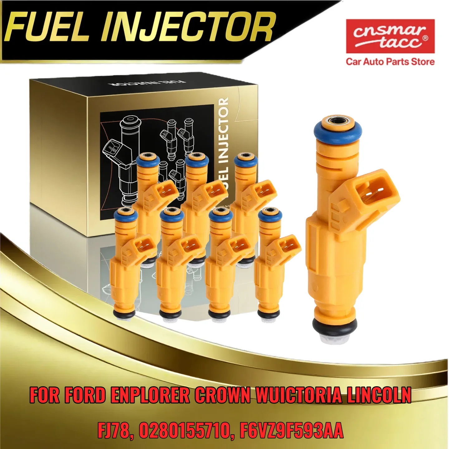 

8x топливная форсунка для Ford Explorer для автомобиля Lincoln Town FJ78 0280155710, впрыск топлива