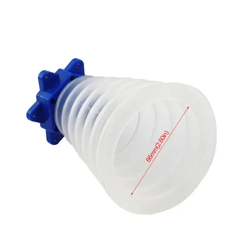 Colector de polvo de taladro, sierra perforadora de silicona, cuenco para polvo, accesorios retráctiles a prueba de polvo de 4,13 pulgadas, herramientas de mejora del hogar para electricidad