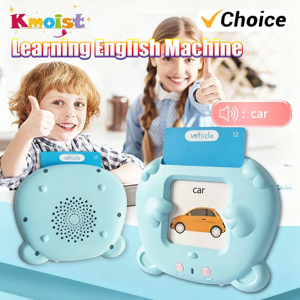 Education Toys Sight Words Games Study Talking Flash Cards  Learning English Machine Electronic Book Set for Kid Christmas Gifts