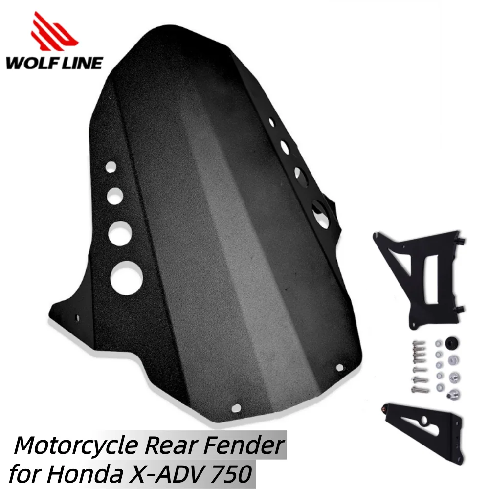 

Wolfline for XADV 750 Motorcycle Rear Fender Guard for Honda X-ADV 750 2017-2019 Motorbike Tail Mudguard Extender Accessories