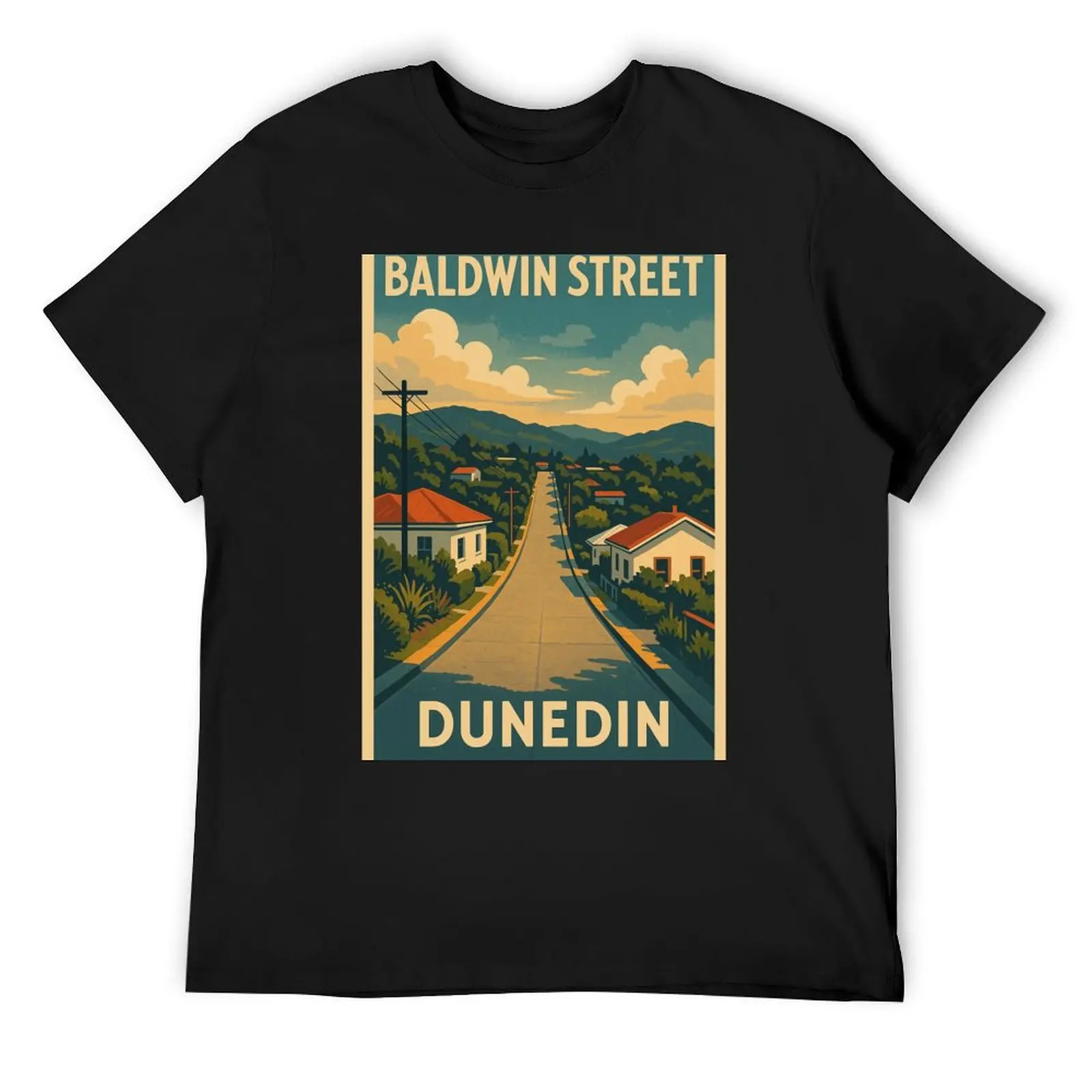 

Baldwin Street Dunedin Новая Зеландия — самая стеговая мировая уличная футболка, одежда, футболка с аниме, мужские футболки с рисунком