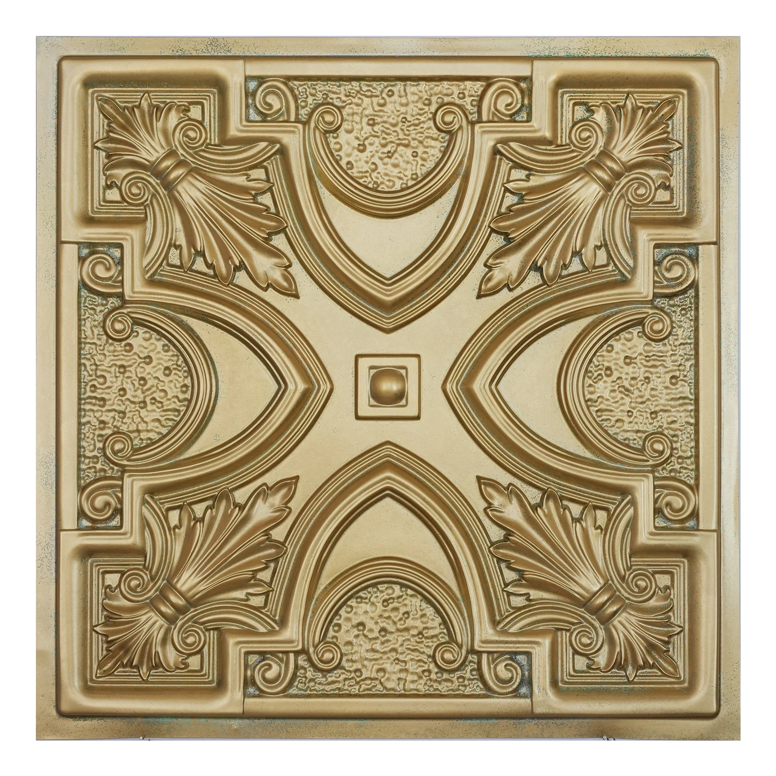 Decorative Fancy Tiles, 3d embossed wall panels, PL11 Brass verdigris 10pcs