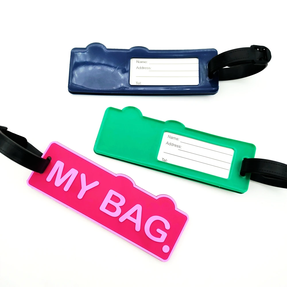 1pc minimalist letter luggage tag pendant, travel airport luggage tag, anti loss ID tag, luggage name tag, male and female