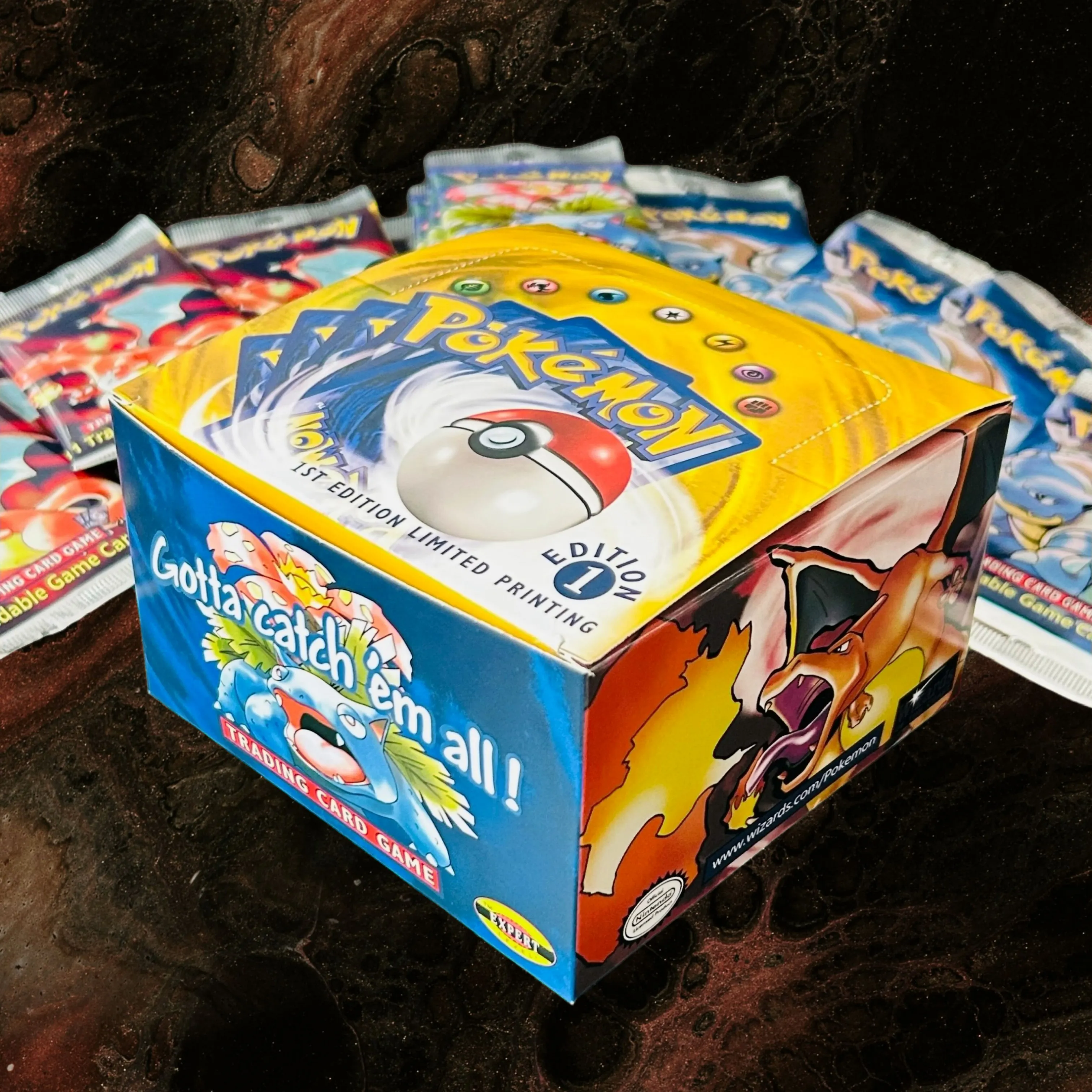 DIY Base Set 1st Edition Booster Box Contains 36 Packs Foil Texture Collectible Grade Classic Anime Game Collectible Cards