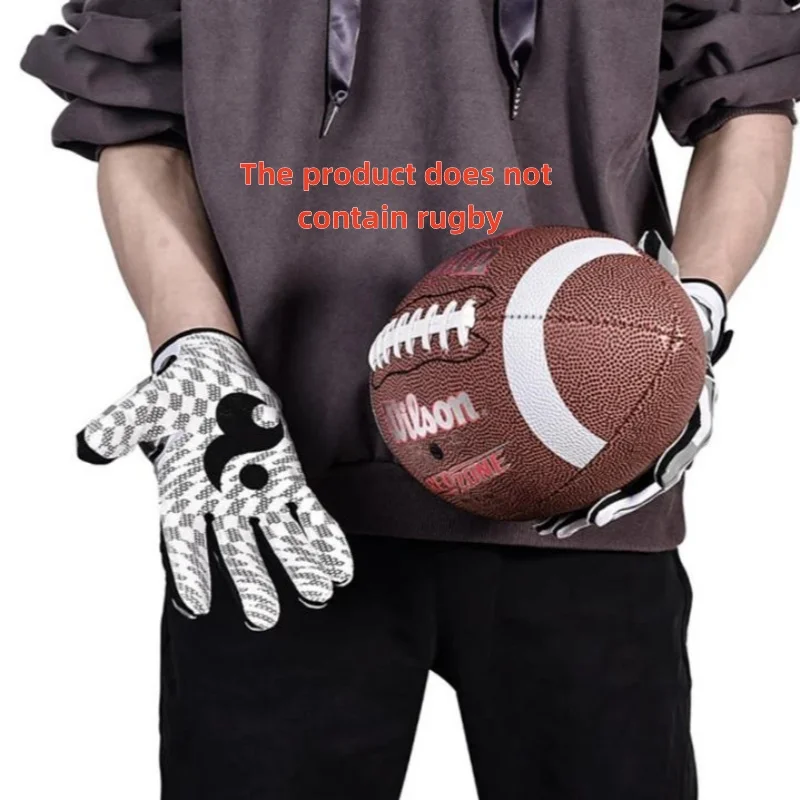 New Baseball Gloves Full Finger Cycling Gloves Anti Slip Gel Rugby Football Gloves Outdoor Sport Gloves