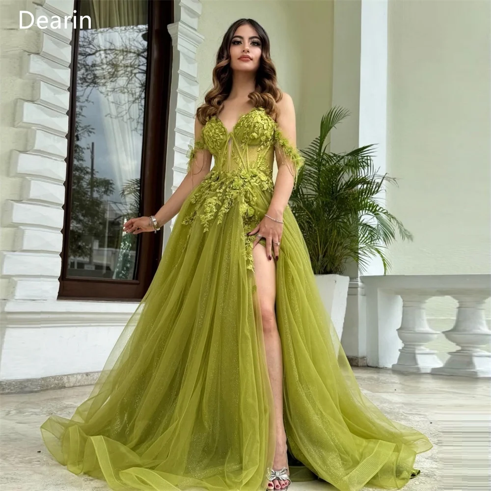 

Customized Saudi Arabia Dearin Sweetheart Ball Floor Length Skirts Layered Draped Applique Bespoke Occasion Dresses Formal Dress