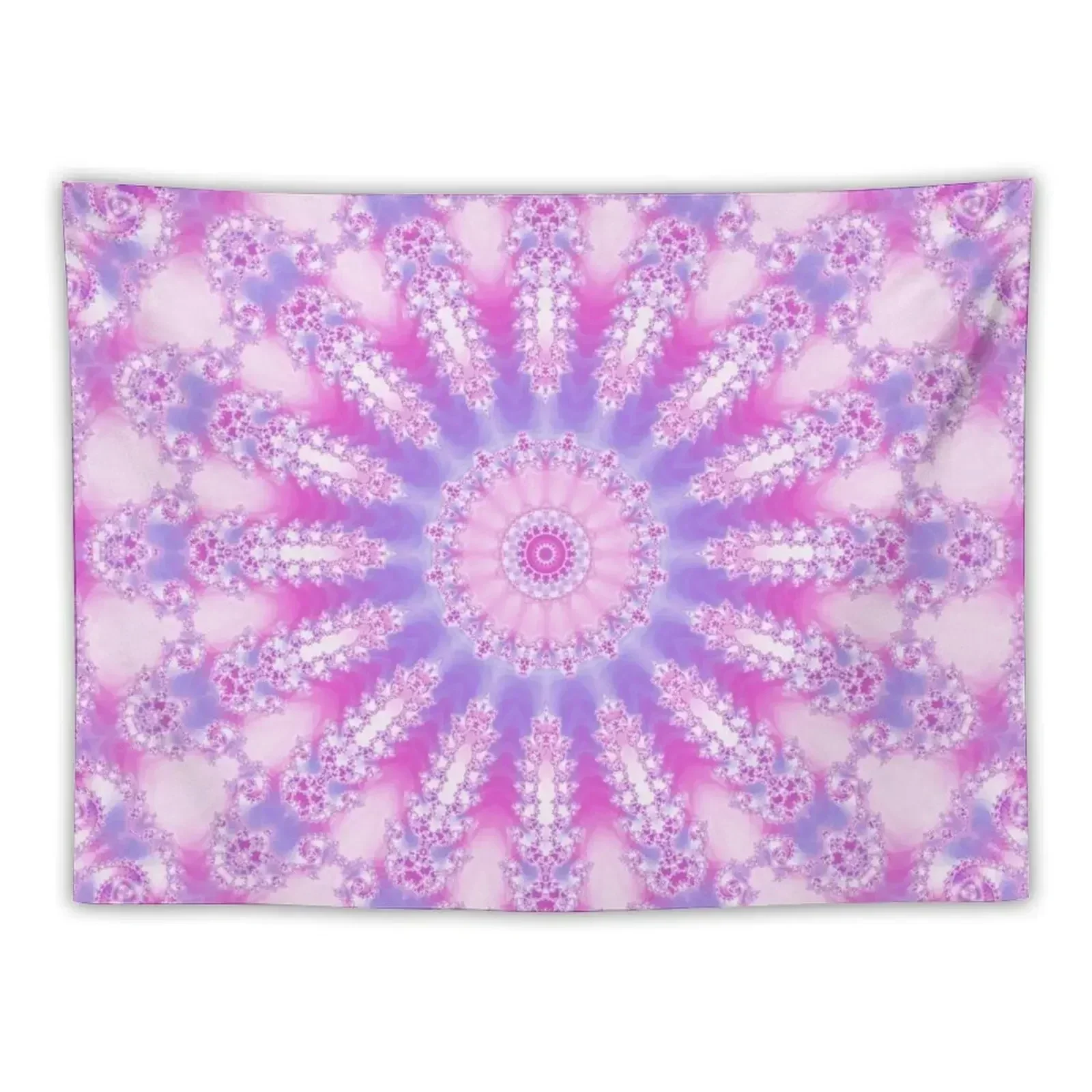 Pale Pink, Magenta, and Purple Mandala Tapestry Room Decorations Aesthetics Bed Room Decoration Decoration Bedroom Tapestry